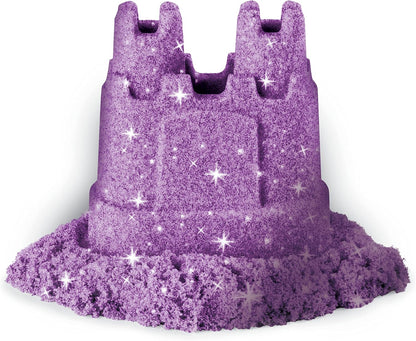 Kinetic Sand Shimmering Sand 3 Pack with Sandcastle Molds