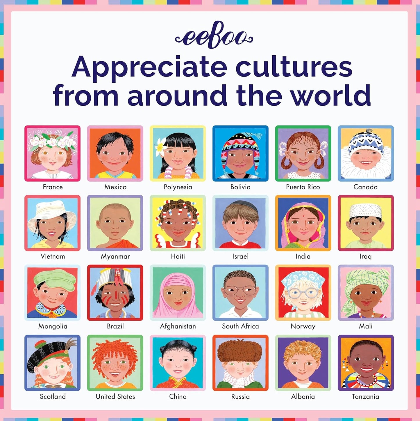 eeBoo: Memory and Matching Game - Life on Earth- 24 Pairs, Develops Recognition, Concentration, Memory & Vocabulary Skills, Age 3+