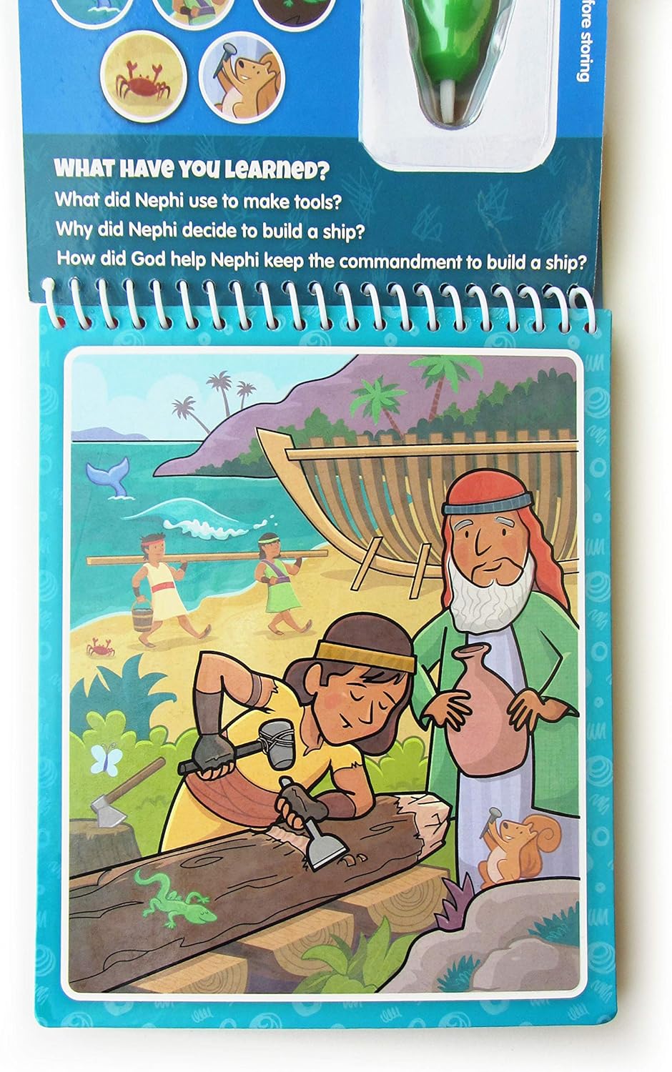 Water Reveal Coloring Scripture Book for Kids Ages 3+. New Testament Bible Stories: Preschool, Elementary, Primary, Christian, Religion