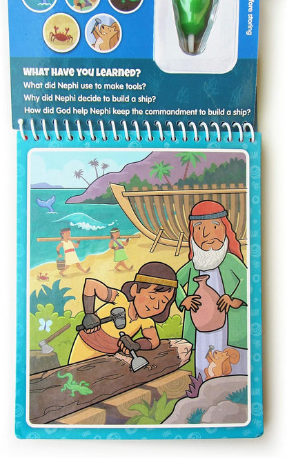 Water Reveal Coloring Scripture Book for Kids Ages 3+. New Testament Bible Stories: Preschool, Elementary, Primary, Christian, Religion