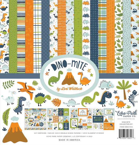 Echo Park Collection Kit 12"X12" Dino-Mite