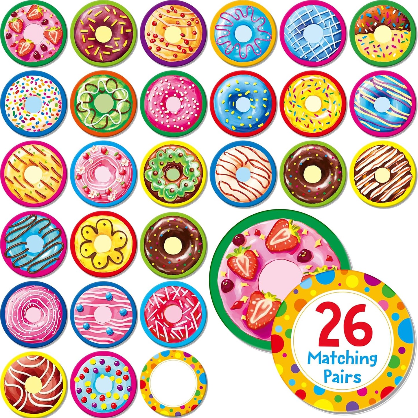 Memory Matching Game, 72 PCS Sight Words Matching Cards for Kids, 36 Pairs Memory Cards, Educational Toy for Children to Learn Sight Words 5+ Years Old