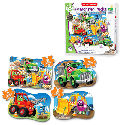 The Learning Journey: My First Puzzle Sets 4-In-A-Box Farm – Farm-Themed Puzzle Sets - Educational Toddler Toys & Activities for Children Ages 2-5