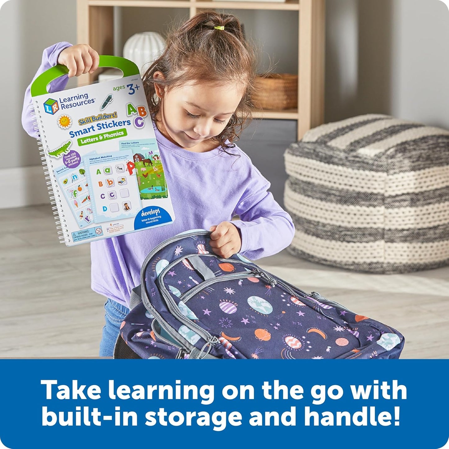 Learning Resources Skill Builders Letter Quiz Wheel, Alphabet Flash Cards, Reading Games, Sight Words Flash Cards Kindergarten, Ages 3 and Up