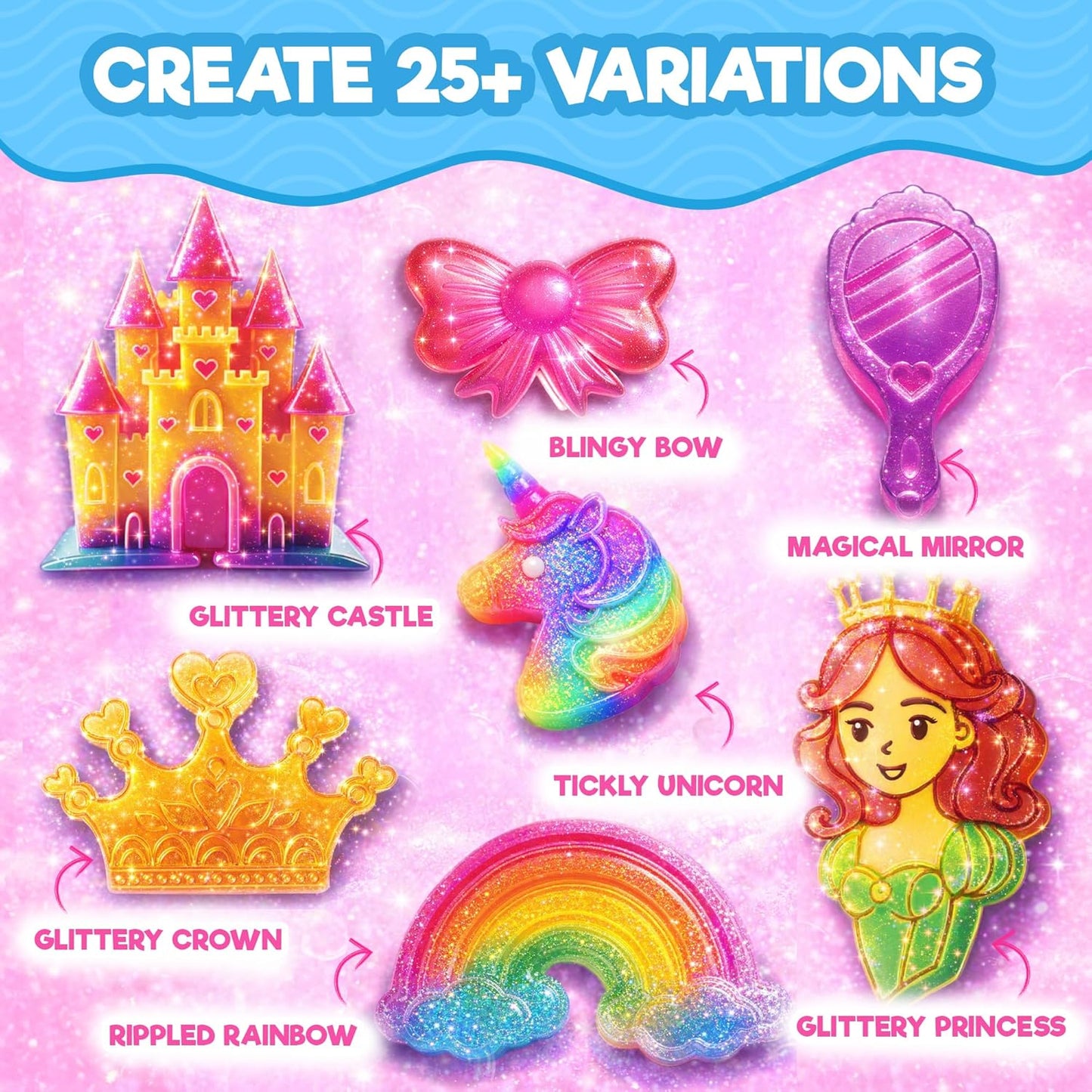 Doctor Jupiter Glam Science, DIY Makeup Craft Kit for Girls Ages 6+ | 50+ Beauty Recipes - Make Your Own Makeup, Perfume, Lip Gloss, Bath Bomb| Birthday Gift Ideas for 6-7-8-9-10-11-12 Year Olds