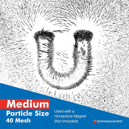 Dowling Magnets Iron Filings, Variety, Laboratory Science, Science Resources, Grades 1+, Pack of 3 (DO-731050)