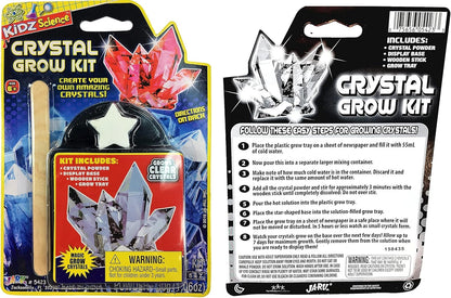 Kidz Science Crystal Grow Kit (12 Crystal Kits) by 2GoodShop. DIY STEM Learning Toys for Kids. Growing Gemstone & Crystals. Cool Educational Science Gifts for Boys & Girls. 5423-12