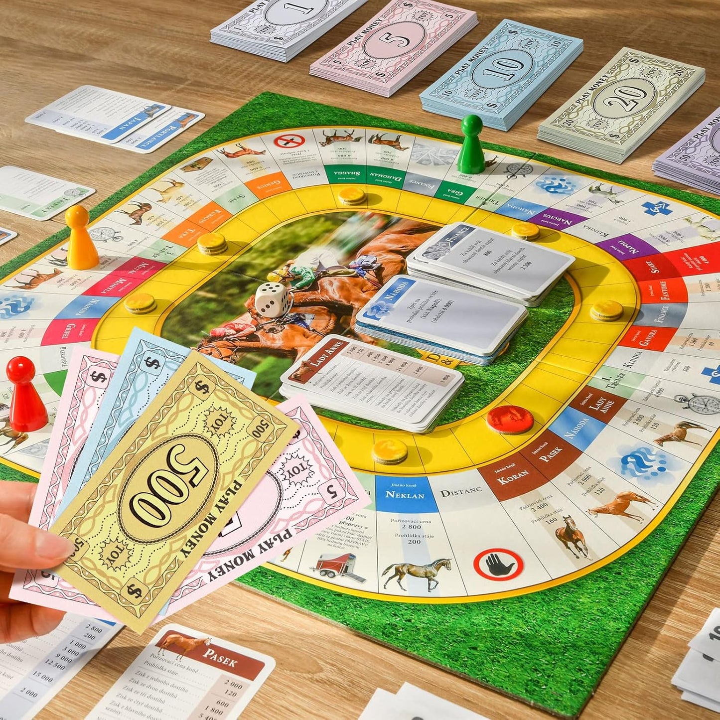 Sotiff 800 Pieces Replacement Play Money Set Prop Money Game Money Play Money for Kids Board Games 8 Denominations: $1000, $500, $100$, $50, $20, $10,$5, $1
