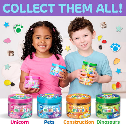 Creativity for Kids Sensory Minis Construction Kit | Cloud Clay Sensory Toy with Excavator for Kids | Spring Crafts that are Mess-Free, Screen-Free Travel Toy (Ages 3+)