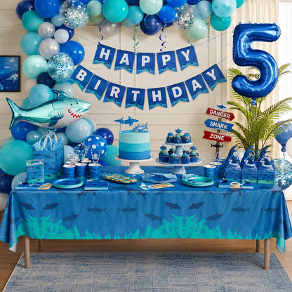 Blue Orchards Science Table Covers (Pack of 3) - 54"x108" XL - Science Birthday Party Decorations, Chemistry Party, Laboratory Theme Table Cloth