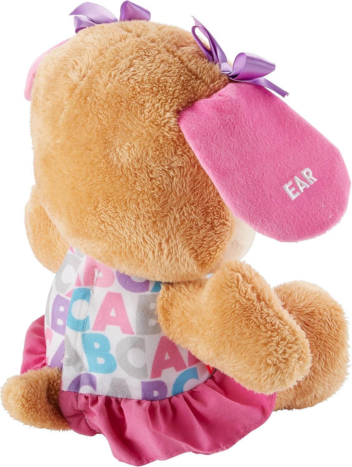 Fisher-Price Baby & Toddler Toy Laugh & Learn Smart Stages Sis Musical Plush with Lights & Phrases for Infants Ages 6+ Months
