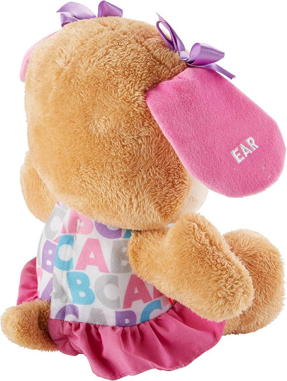 Fisher-Price Baby & Toddler Toy Laugh & Learn Smart Stages Sis Musical Plush with Lights & Phrases for Infants Ages 6+ Months