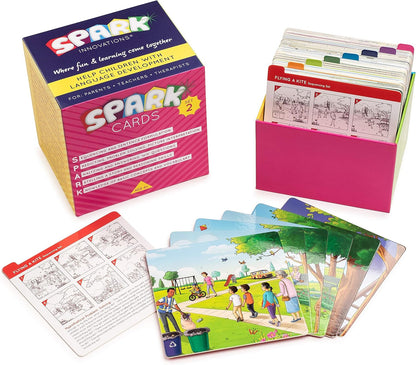 Spark Cards Sequence Cards for Storytelling and Picture Interpretation Speech Therapy Game, Special Education Materials, Sentence Building, Problem Solving, Improve Language Skills
