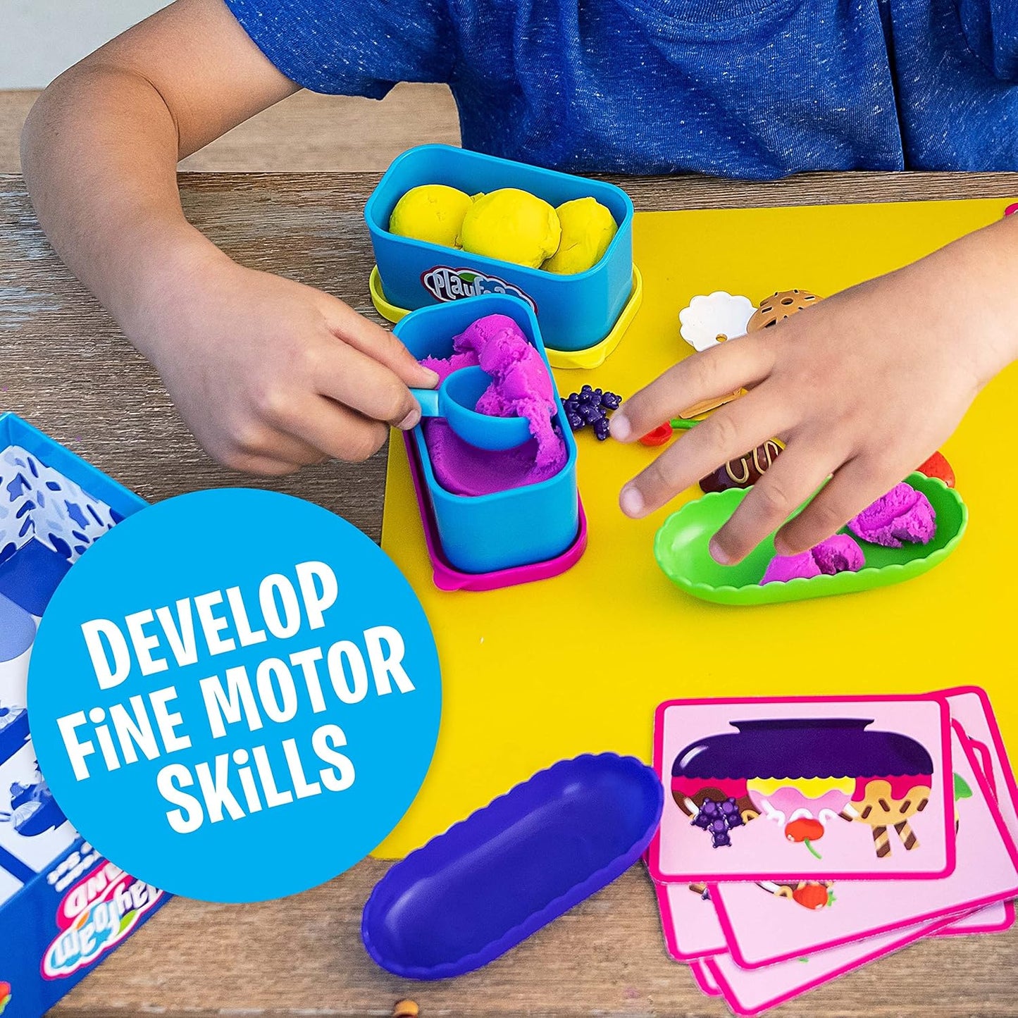 Educational Insights Playfoam Sand Sensory Set - Non-Toxic Play Sand Toys for Toddlers, Squishy Sensory Bin Filler for Home or Preschool Classroom, Moldable Crafting Compound, Kids Ages 3+