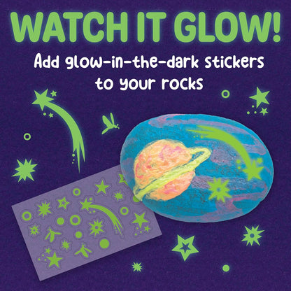 Creativity for Kids Rock Painting Kit - Glow in the Dark Rock Kit: Crafts for Kids, Painting Rocks Arts and Crafts, Kids Gift (Ages 6+)