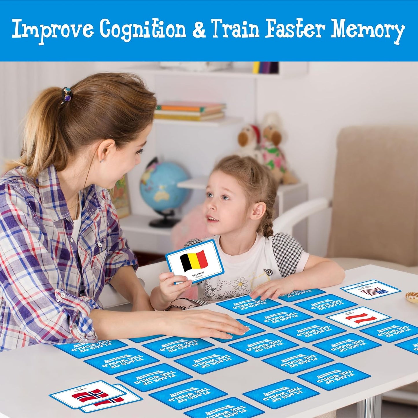 Hebayy Wild Animal Matching Game, 80 PCS Realistic Animal Memory Matching Cards for Toddlers 40 Pairs Real Animal Memory Cards Educational Toys for Preschool Boys & Girls 4 5 6 Years Old