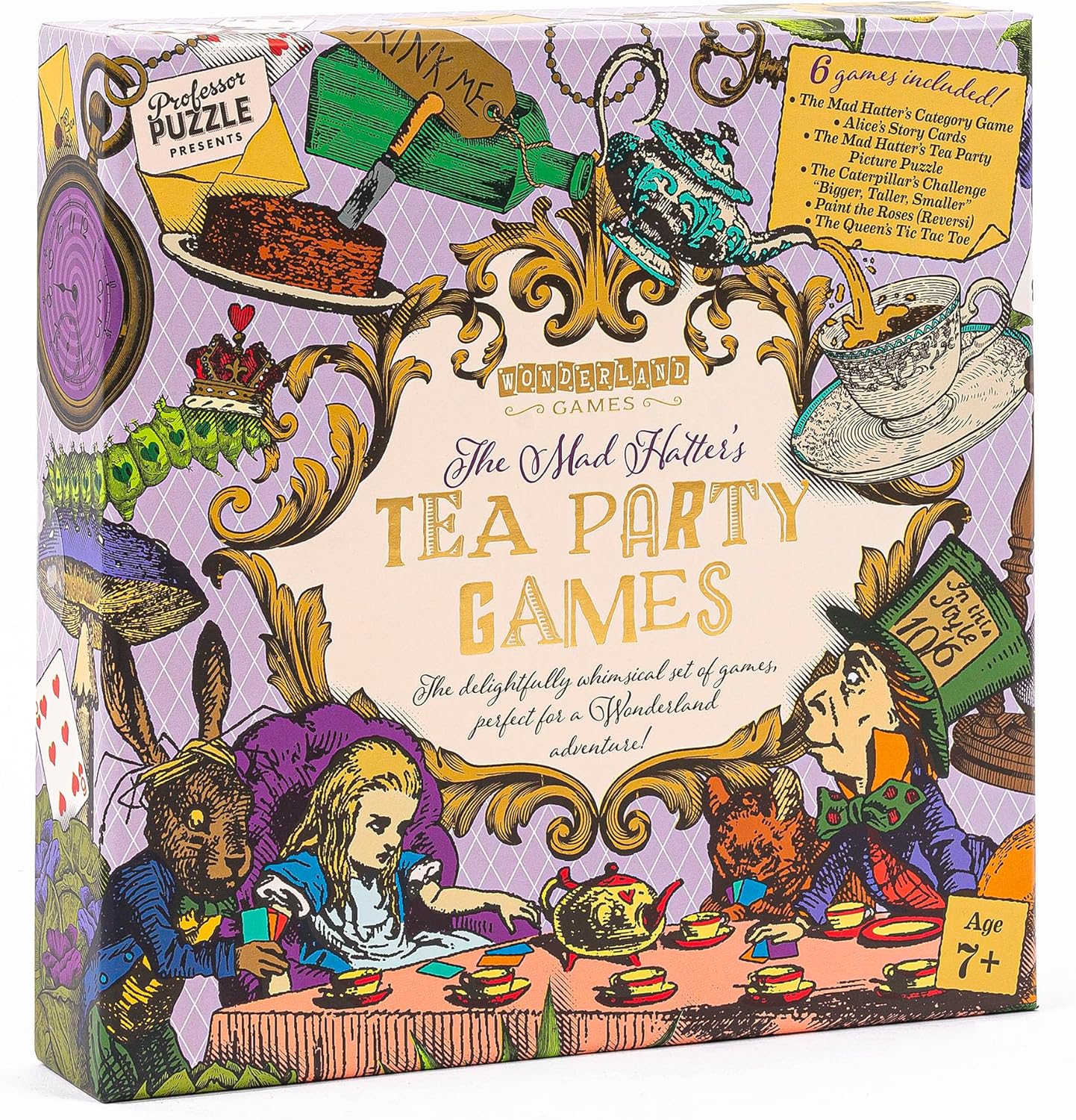 The White Rabbit's Scavenger Hunt by Professor Puzzle. - Alice in Wonderland Themed Treasure Hunt for The Whole Family.