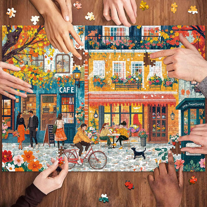 Puzzles for Adults 1000 Pieces,Seaview Campground Jigsaw Puzzle with 1:1 HD Poster, Perfect Interlocking No Dust, Stress Relief Ideal Gift for Family Games
