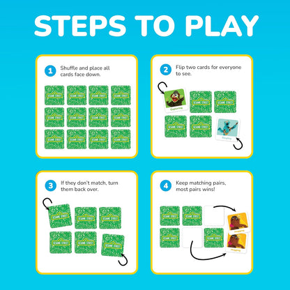 MasterPieces Officially Licensed CAT Picture Matching Card Game for Kids and Families