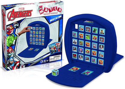 Top Trumps Match Game Marvel Avengers - Family Board Games for Kids and Adults - Matching Game and Memory Game - Fun Two Player Kids Games - Memories and Learning, Board Games for Kids 4 and up