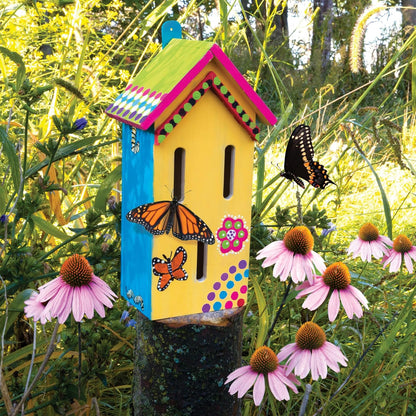 MindWare Make Your Own Butterfly House Kit - Butterfly Craft Kit for Kids Age 5 and Up