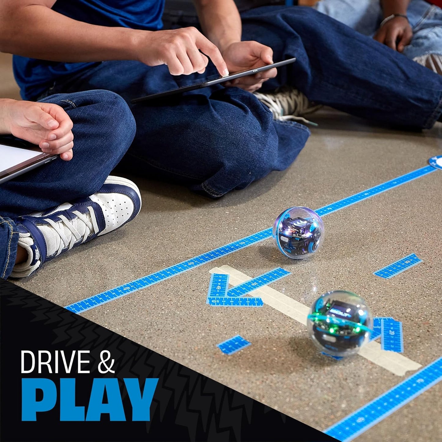 Sphero Bolt+: Coding Robot – Program with Draw, Blocks, Python & Javascript – Animated LCD Screen – Ages 8+ – Durable, Qi Charging, Waterproof