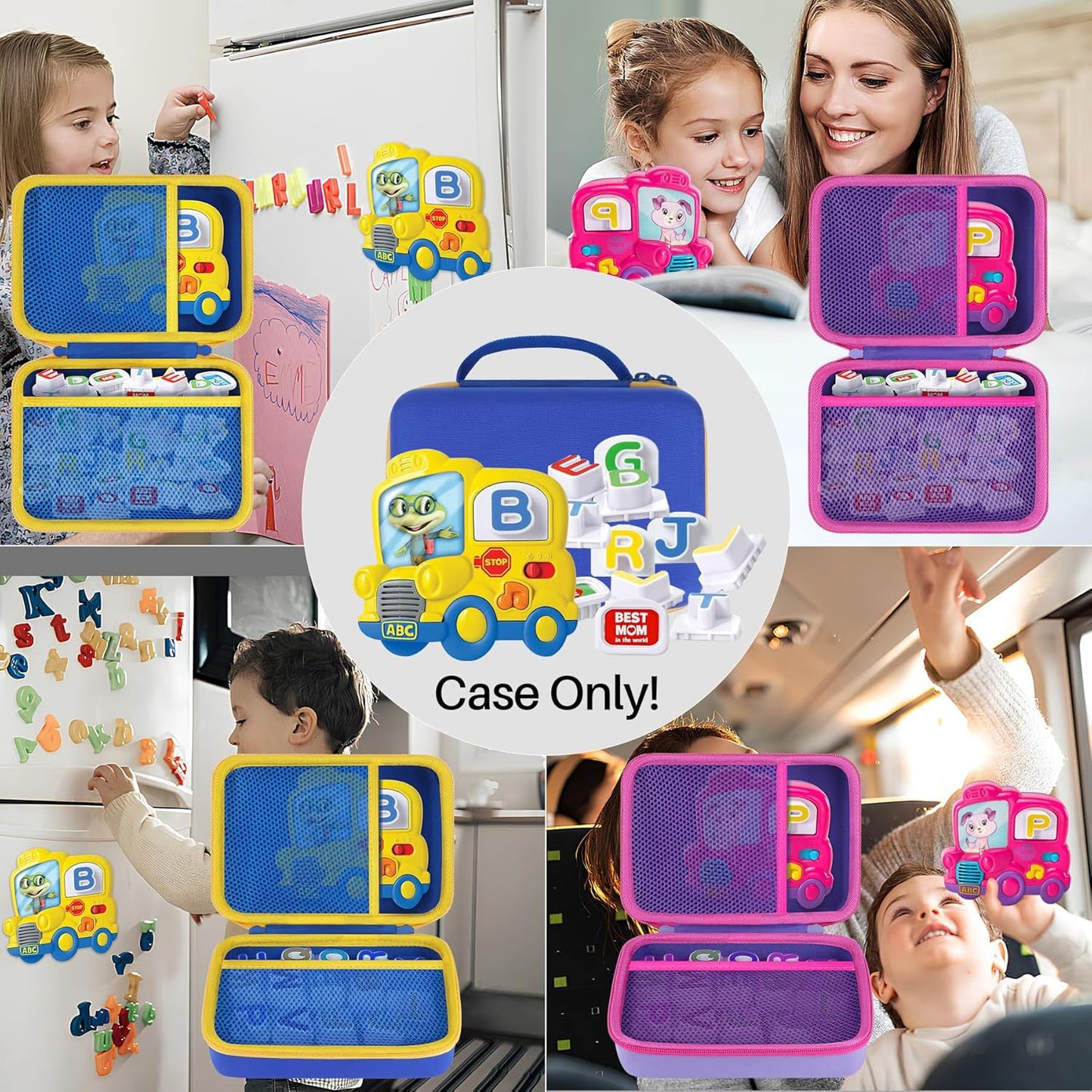 Lebakort Storage Case Compatible with LeapFrog Tad's Fridge Phonics Magnetic Letter Set