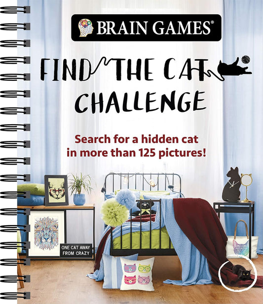 Brain Games - Find the Cat Challenge: Search for a Hidden Cat in More Than 125 Pictures! (Volume 2) (Brain Games - Picture Puzzles)