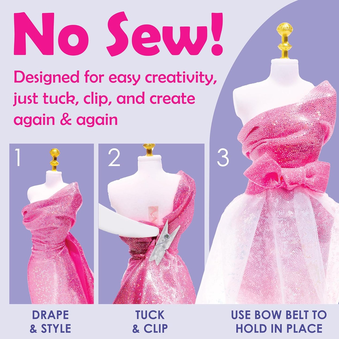 Creativity for Kids Designed by You Fairy Fashions - Create Your Own Doll Clothes (Ages 8+)