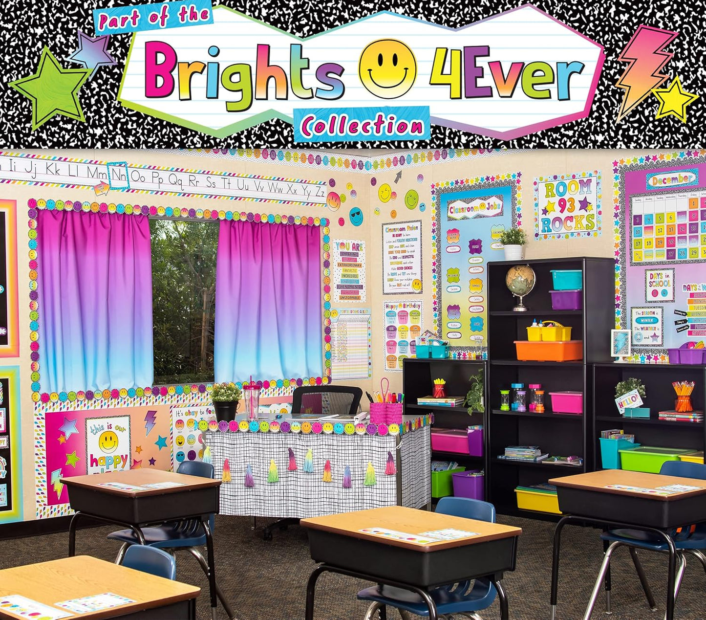 Teacher Created Resources Brights 4Ever Bold Block 3" Magnetic Letters