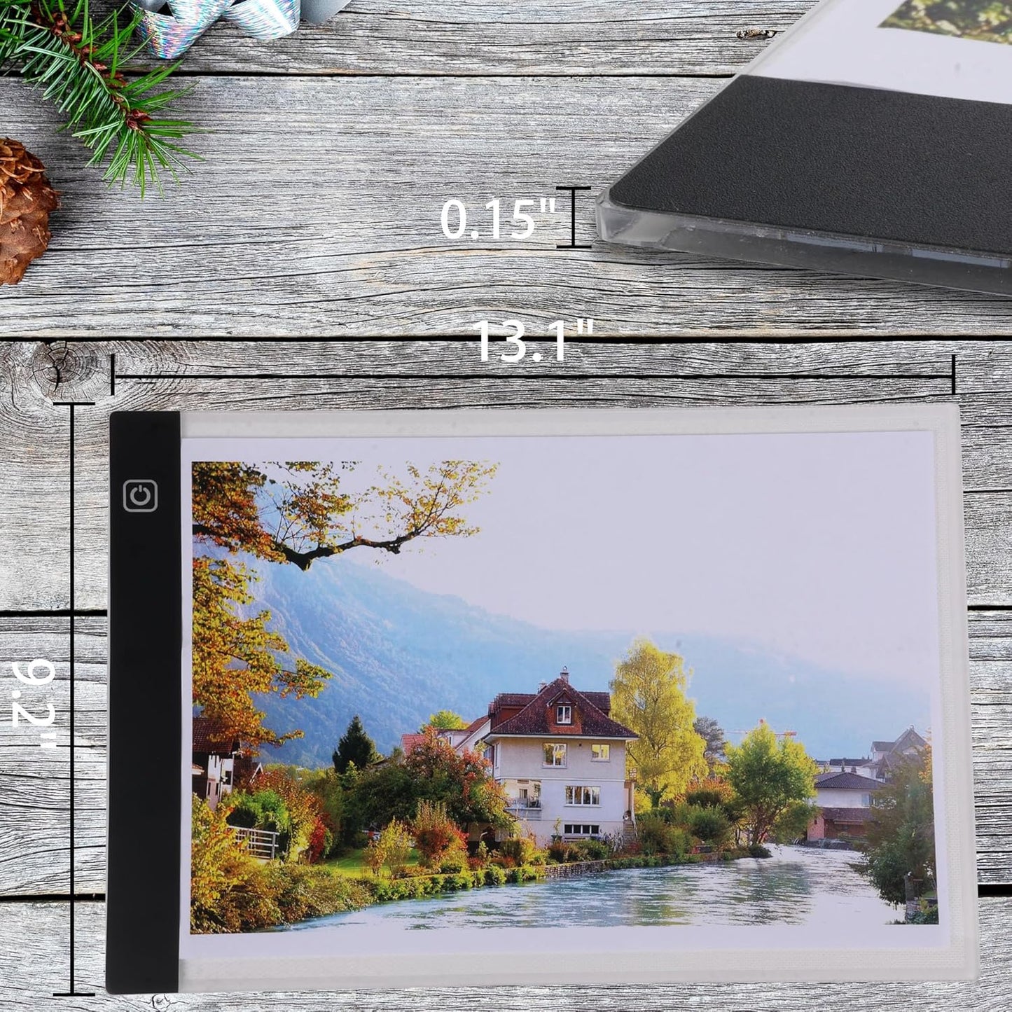 Mini A5 LED Light Box for Drawing and Tracing,A5 Diamond Art Painting Light Board,LED Copy Board Light Tracing Box,Light Pad