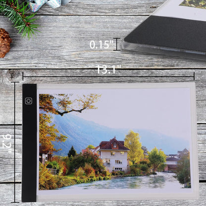 Mini A5 LED Light Box for Drawing and Tracing,A5 Diamond Art Painting Light Board,LED Copy Board Light Tracing Box,Light Pad