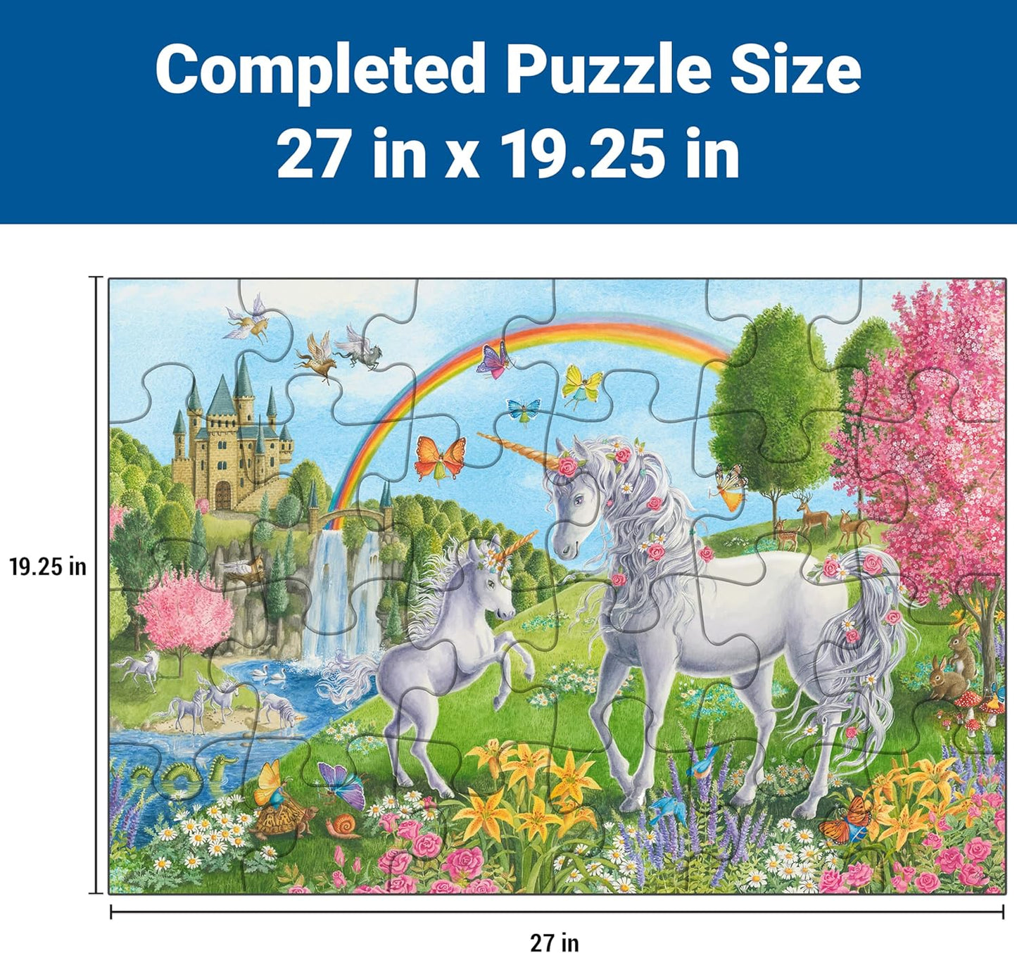 Ravensburger John Deere Tractor Floor Puzzle - Engaging 24-Piece Jigsaw for Kids | Durable, Easy-Fit Pieces | Fun Learning Tool | Sustainable Forestry Practices | Perfect for Ages 2-4