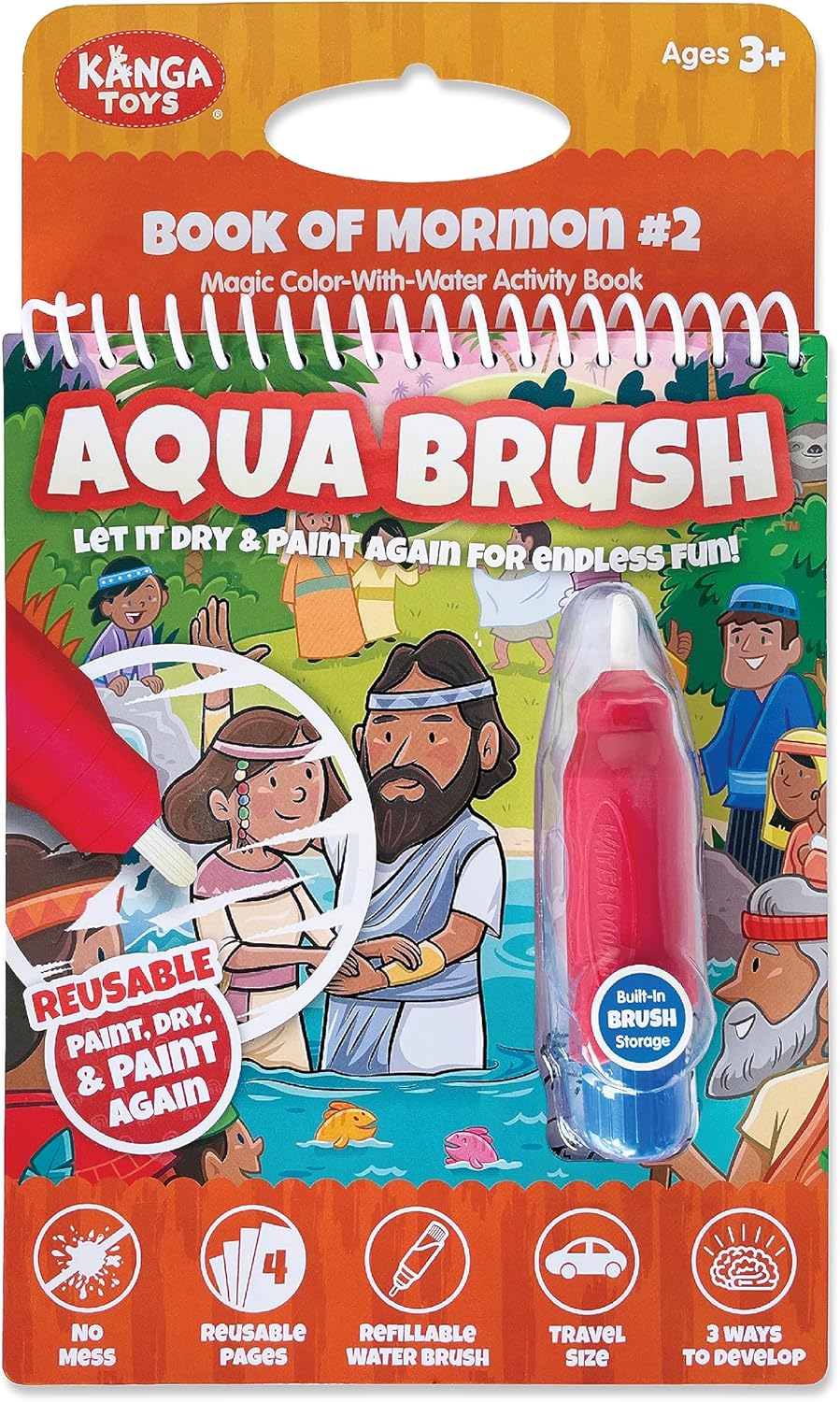 Water Reveal Coloring Scripture Book for Kids Ages 3+. New Testament Bible Stories: Preschool, Elementary, Primary, Christian, Religion
