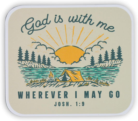 Christian Art Gifts Inspirational Refrigerator Scripture Magnet for Women & Girls with Bible Verse: Worthy - Isaiah 43:1 Heart Floral Themed Fridge Magnet, Home & Kitchen Decorations, Size 3" x 2.5"