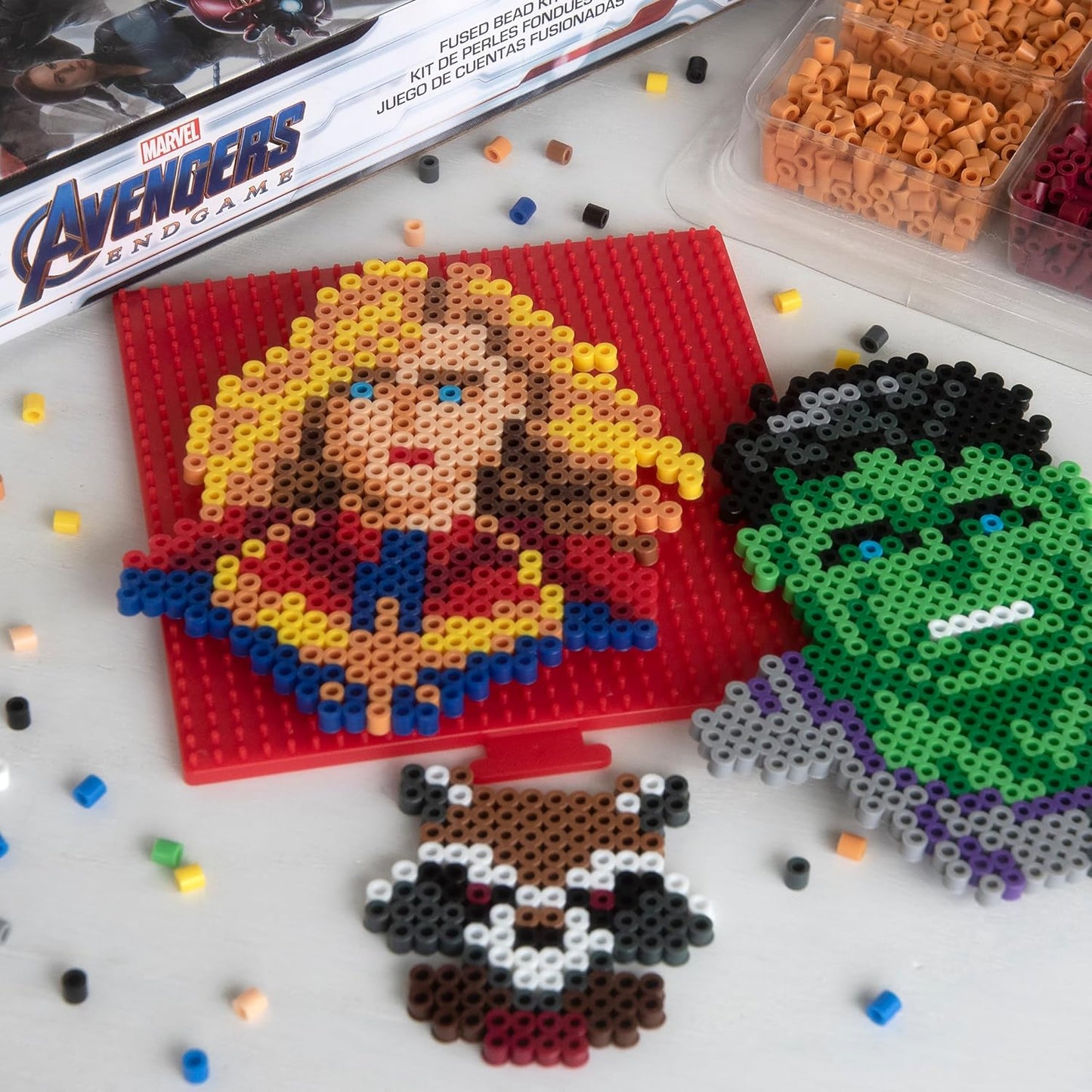 Perler Beads Justice League Superhero Crafts for Kids, 4504 pcs