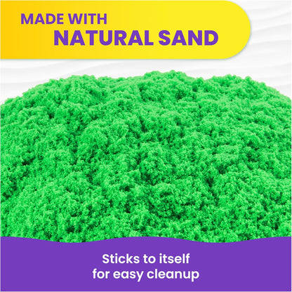 Kinetic Sand, 2.5lbs Purple Play Sand, Amazon Exclusive, Moldable Sensory Toys for Kids, Resealable Bag (Packaging May Vary), for Ages 3 and up