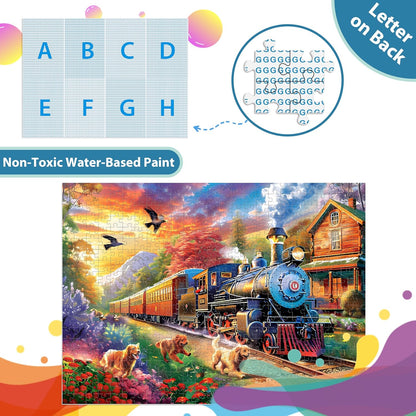 Jigsaw Puzzles for Adults 500 Pieces, Country Life Puzzle Interlock Perfectly Letter on Back No Dust, Challenging Puzzle Home Decor Birthday Party Gift Toy for Men Women Olders Seniors (21 x 15 in)