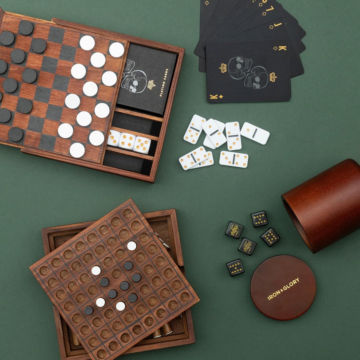 Iron & Glory Shapeshifter Wooden Board Game | Board Games for Family Night | Coffee Table Decor | Family Board Games & 3D Puzzle | Puzzle Board & Wooden Living Room Decor