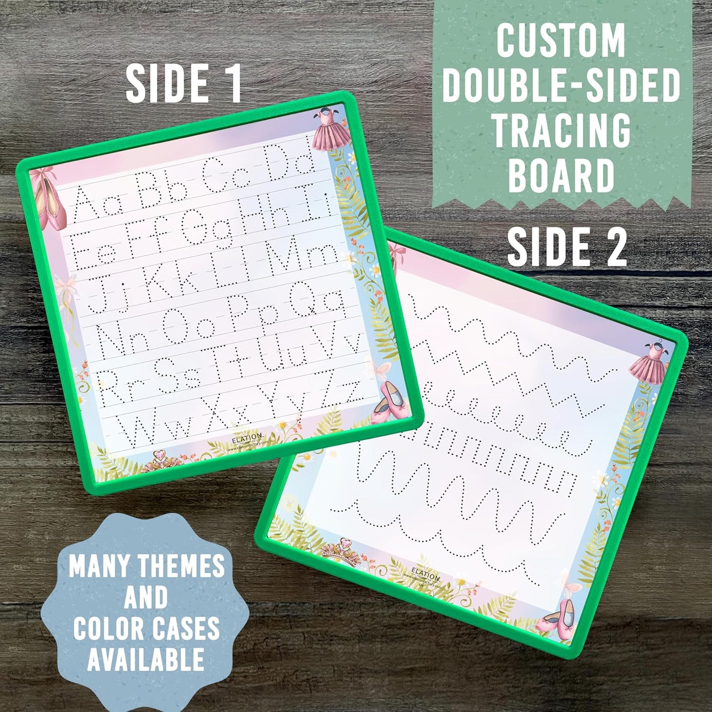Kid's Name Tracing Board | Dry Erase Letter Tracing | Reusable Writing Practice Board | Personalized | Ballet Theme