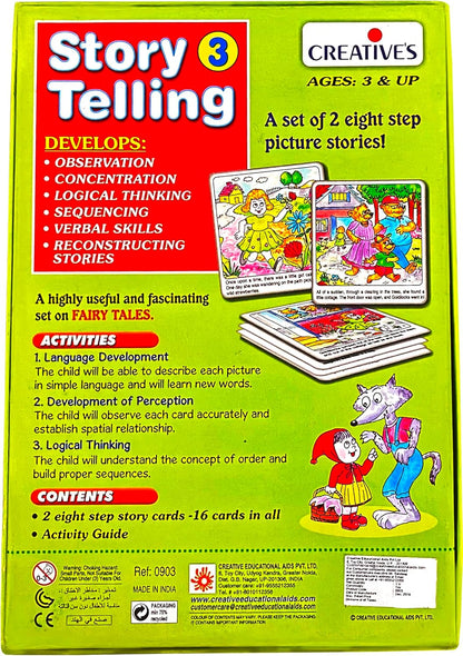 Creative Educational Creative Pre-School Story Telling Step-by-Step-3 Game