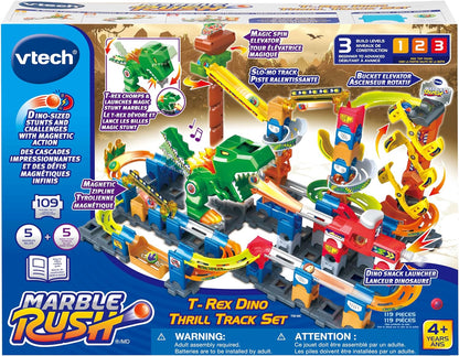 VTech Marble Rush T-Rex Dino Thrill Track Set