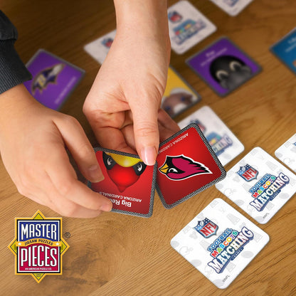 MasterPieces Sports Games - NFL Matching Game - Game for Kids and Family - Laugh and Learn