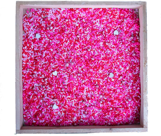 Colored Rice, Valentine's Sensory Rice, Create Your Own Sensory Bin, Sensory Bin Filler, Sensory Bins, Sensory Learning, Preschool and Toddler Sensory Toys, Fine Motor Skills Toys (8 Cups)