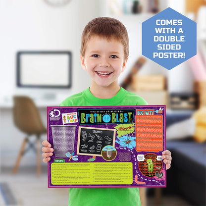 Discovery™ Dinosaur Fossil Dig Kit – Excavate & Assemble T-Rex & Velociraptor Skeletons| 3D Dino Bones Puzzles| Jurassic Paleontology Toy for Kids| STEM Science Activity Set| Girls & Boys Gift Ages 6+