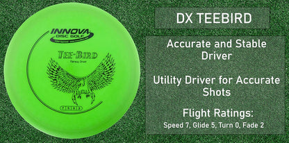 Innova Disc Golf Starter Set –Colors May Vary 160-180g – Includes Putter, Mid Range, 2X Fairway Drivers, Distance Driver, Mini Marker Beginner Disc Golf Set