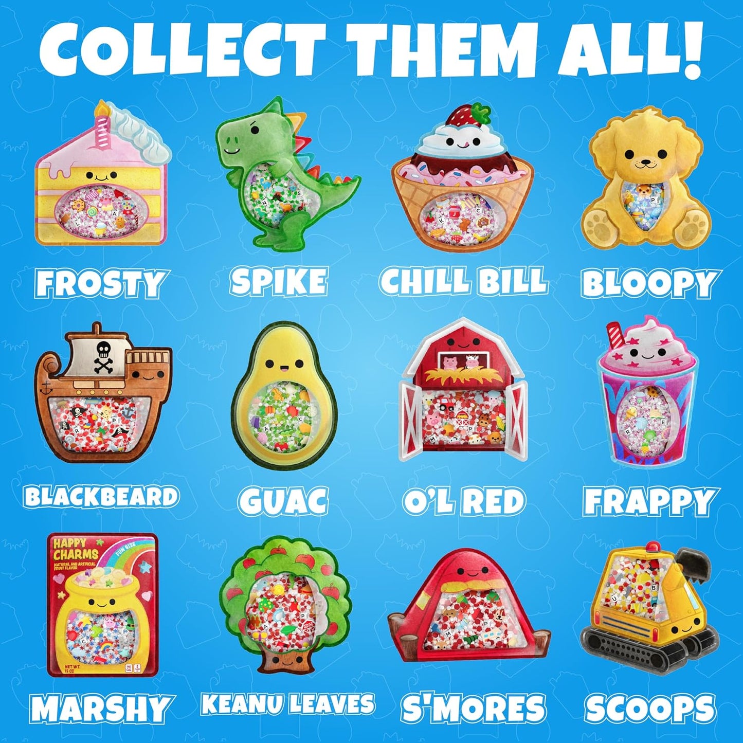 Vango BIZYBOO - The Original Seek & Find Plush - Hidden Object Search Problem Solving Educational Matching Game for Kids 2 and Up (Spike)