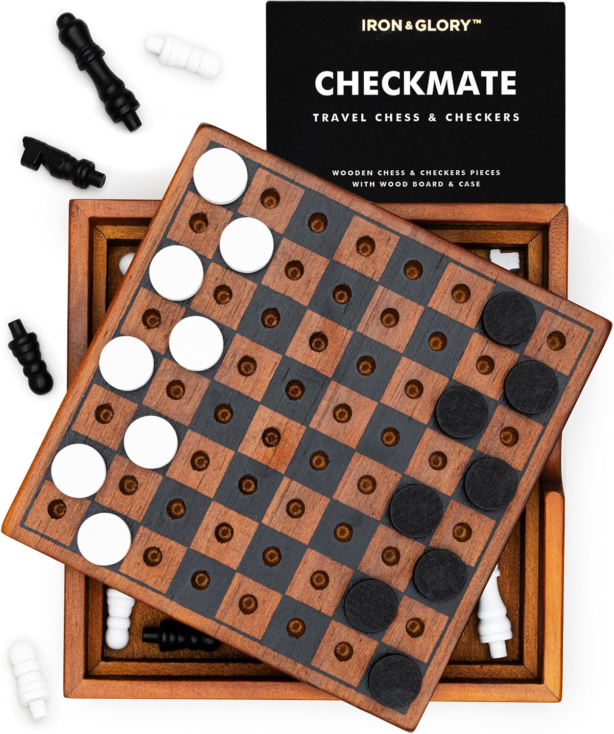 Iron & Glory Shapeshifter Wooden Board Game | Board Games for Family Night | Coffee Table Decor | Family Board Games & 3D Puzzle | Puzzle Board & Wooden Living Room Decor