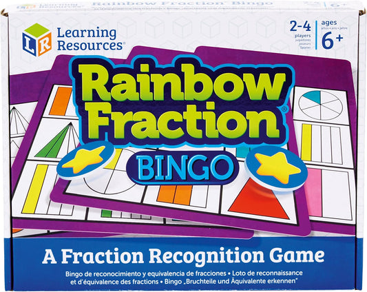 Learning Resources Rainbow Fraction Bingo