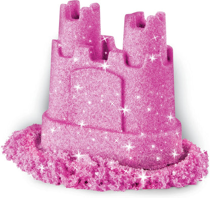 Kinetic Sand Shimmering Sand 3 Pack with Sandcastle Molds